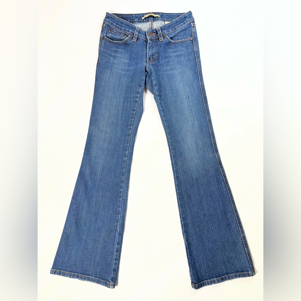 Vintage Sergio Valente Jeans Size 26 Flare Leg Low Rise Med Blue Wash Jeans.A-7